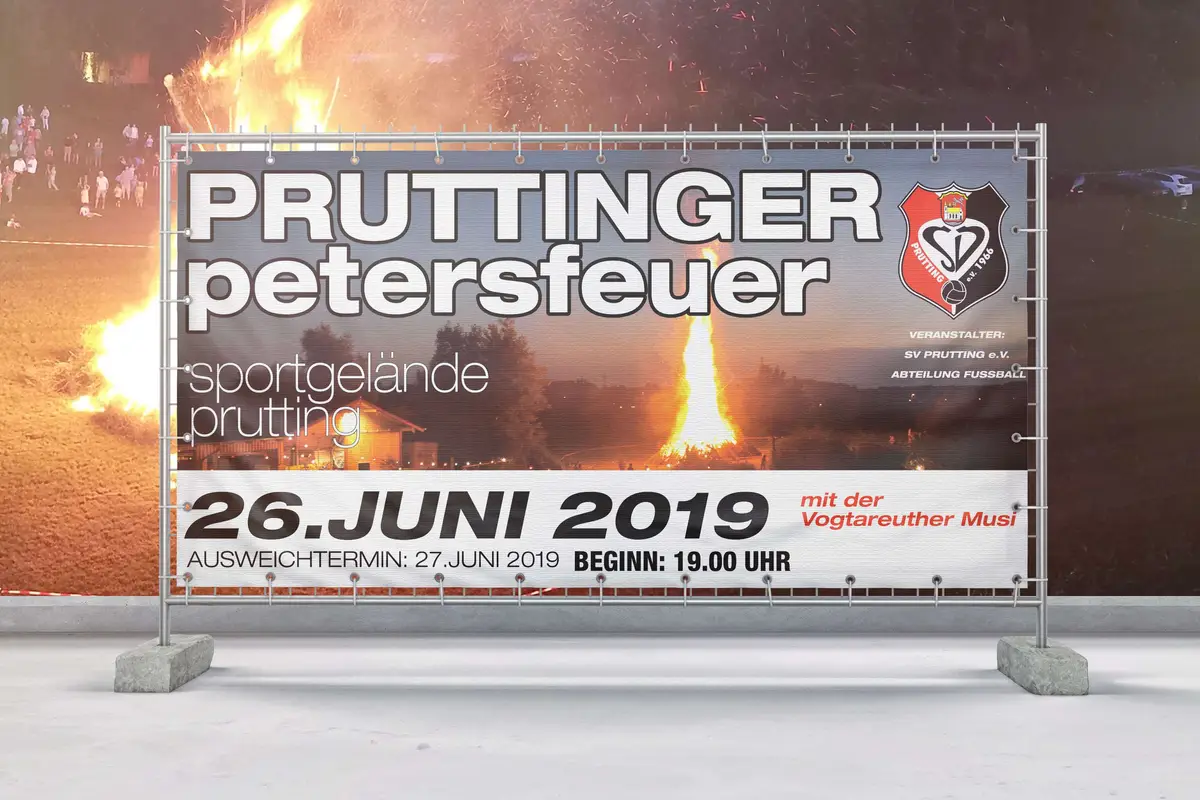 SV Prutting Bauzaunbanner - modal